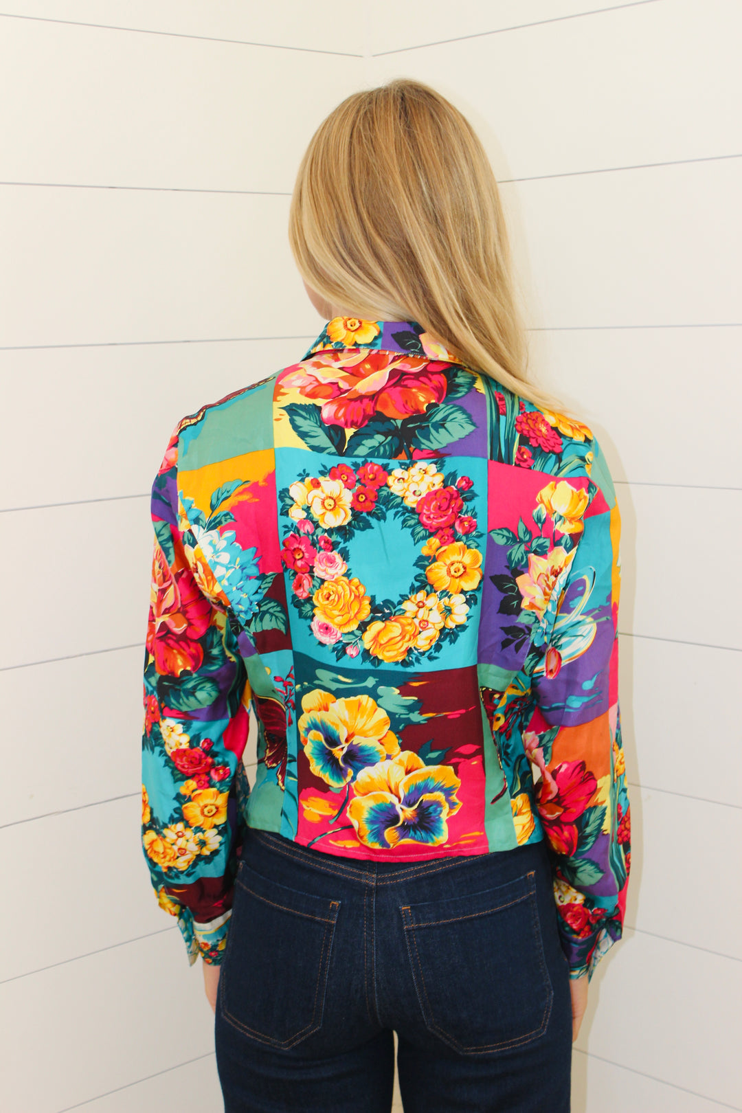 Vintage Floral Button Down
