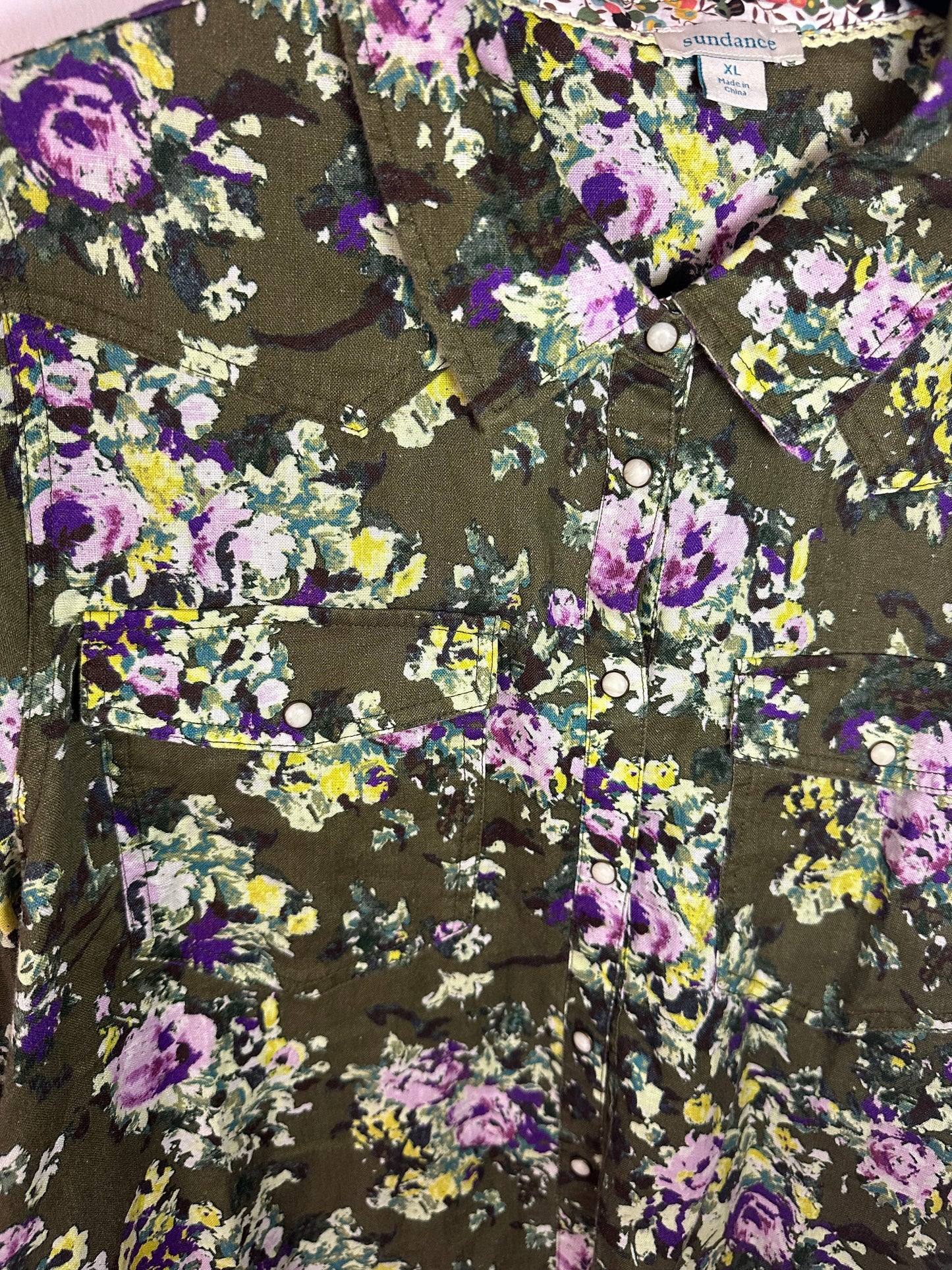 Sundance | Floral Snap-Button Down