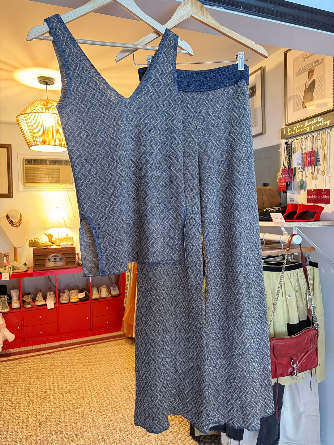 Zara | Knit Pant + Tank Set, S