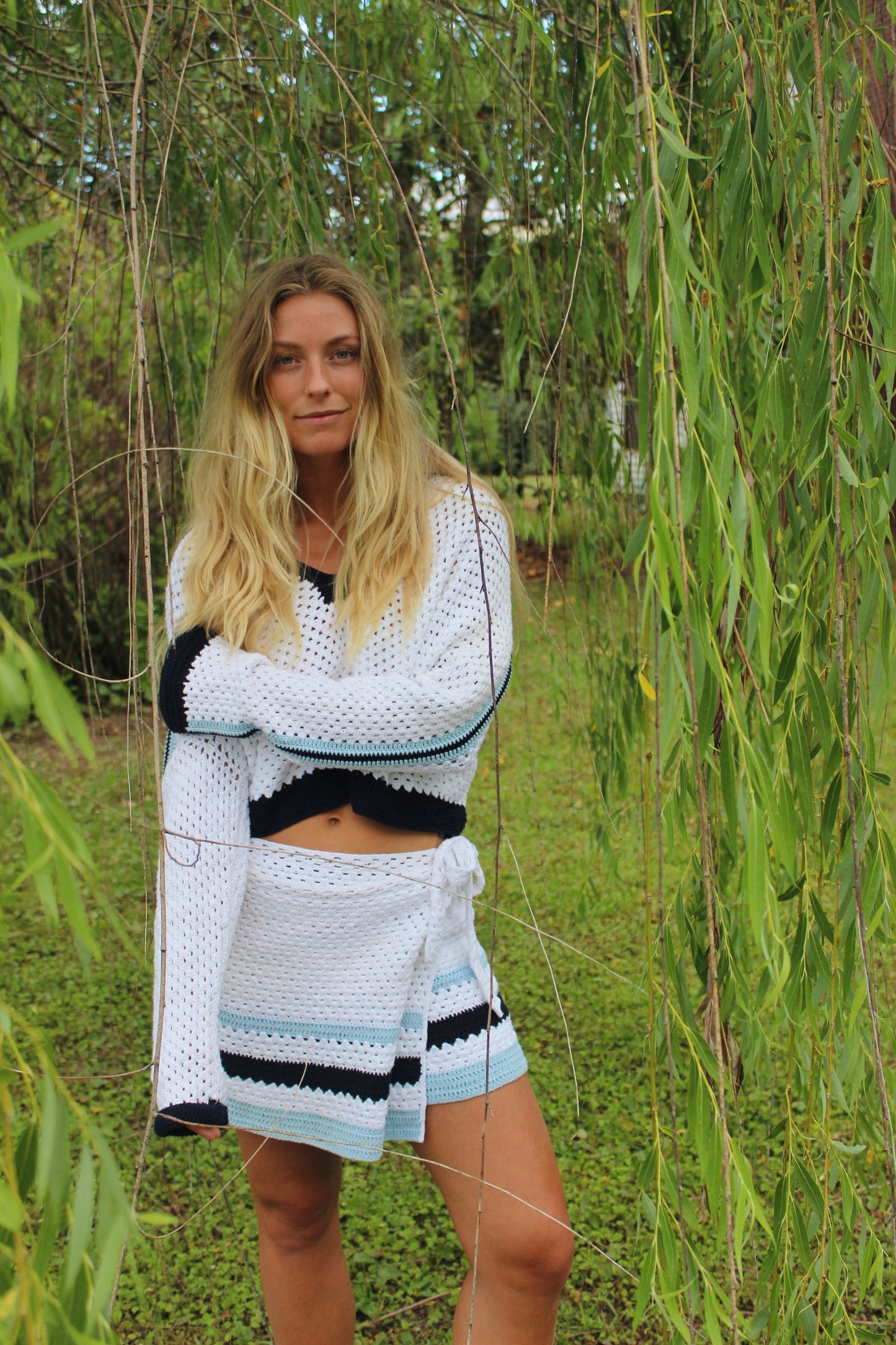 The Upside Down | Wrap Knit Skirt + Sweater, 8