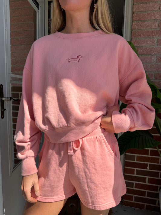 Risen LA  | Pink Lounge Set, Top S, Bottoms M