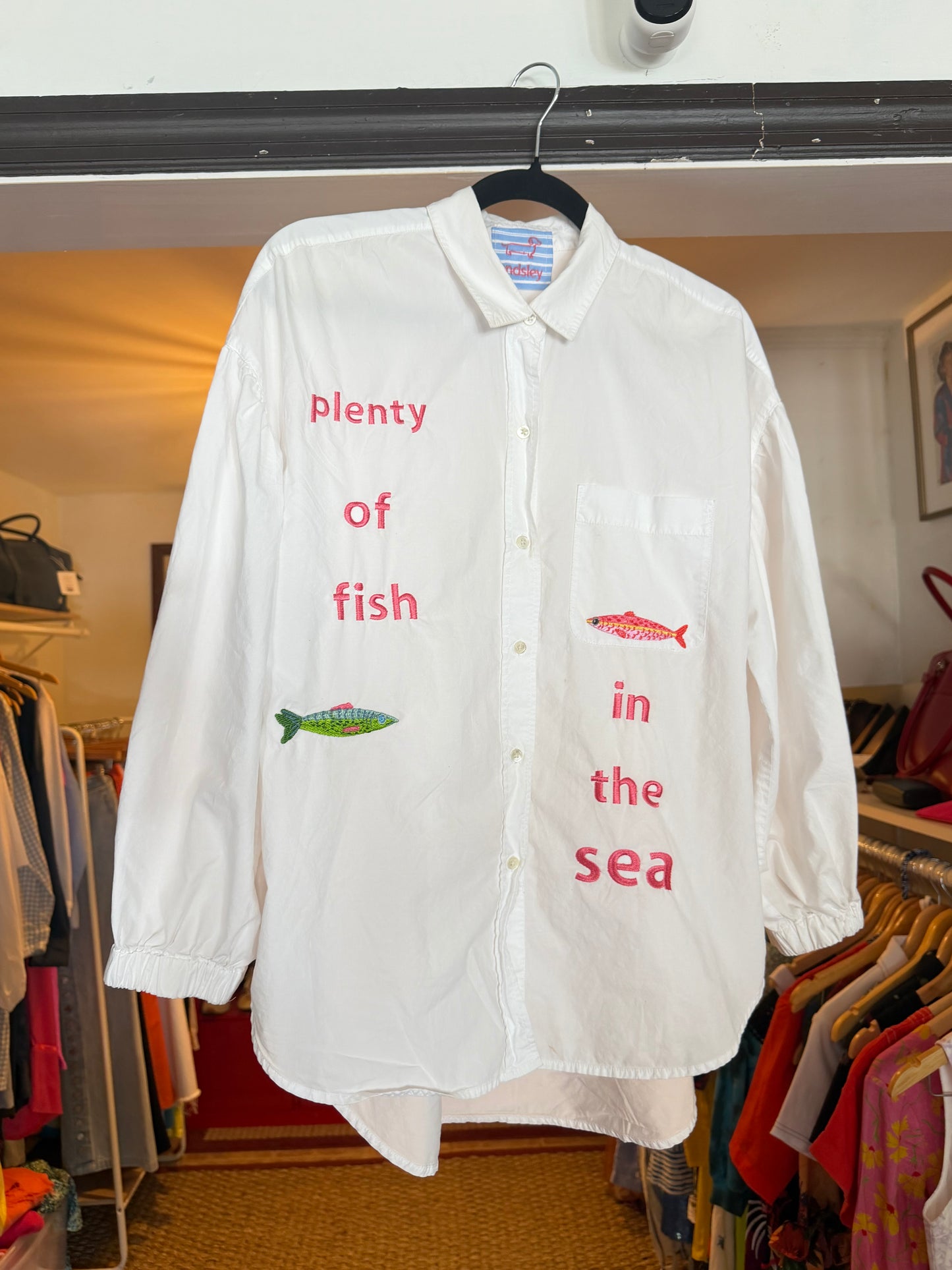 Endsley | Plenty of Fish Button Down, M