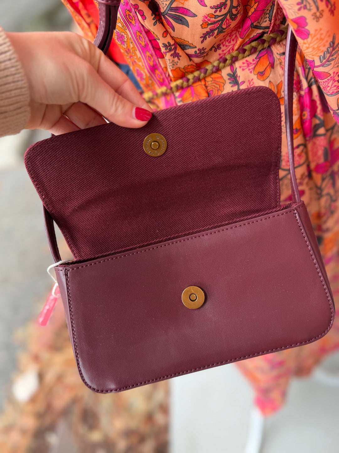 Brandy Melville | Plum Crossbody Bag