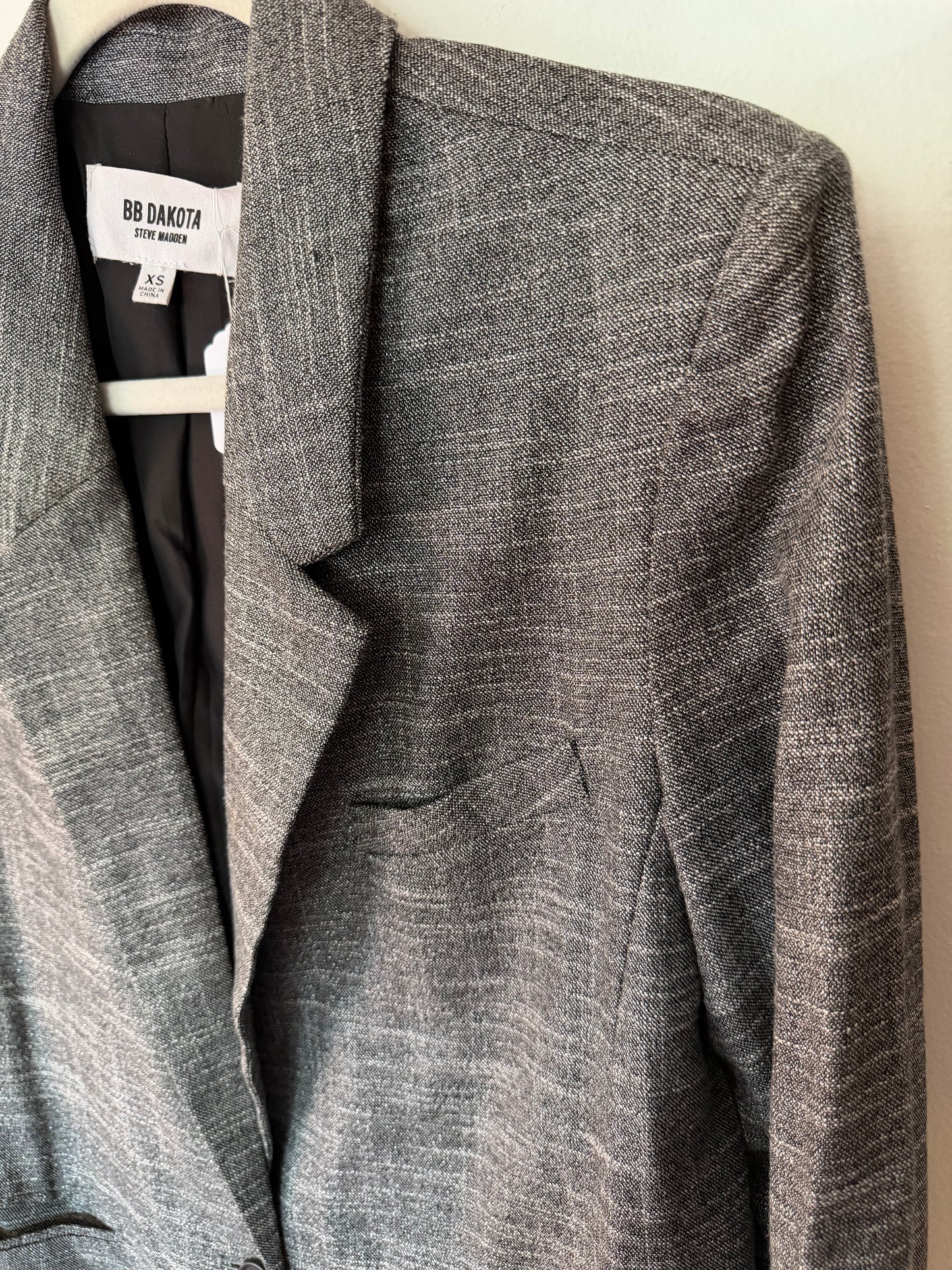 BB Dakota | Silver Shimmer Blazer