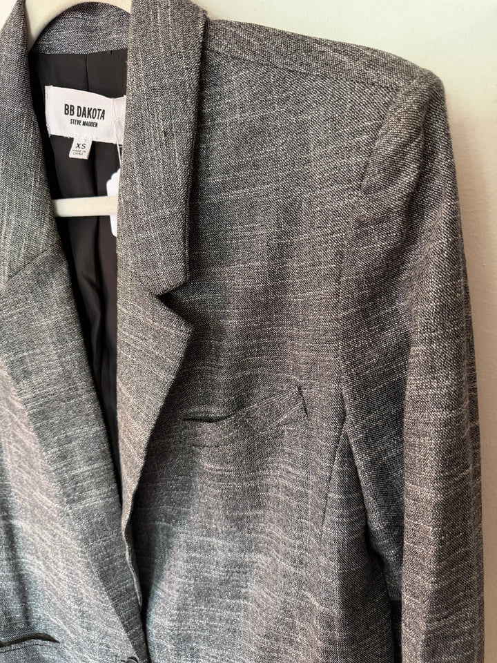 BB Dakota | Silver Shimmer Blazer