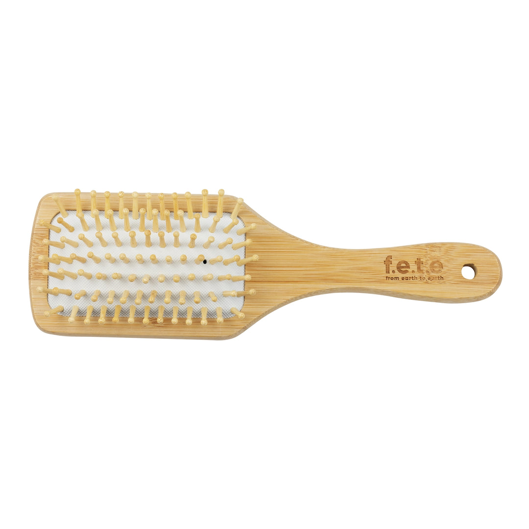 Bamboo &amp; Natural Rubber Hairbrushes | Large Paddle