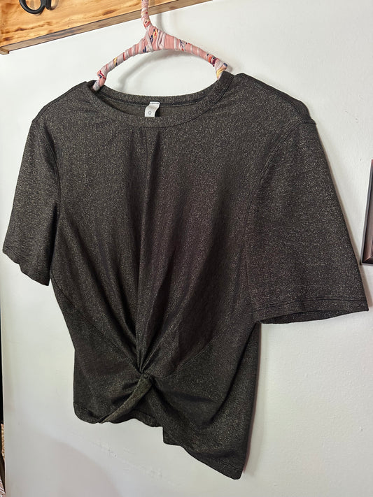 Lululemon | Front Tie Shimmer Top