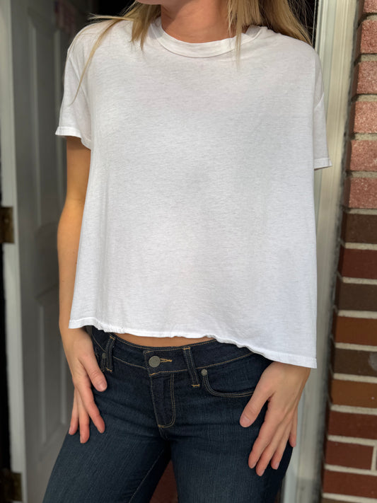 Perfectwhitetee | Basic White Tee, M