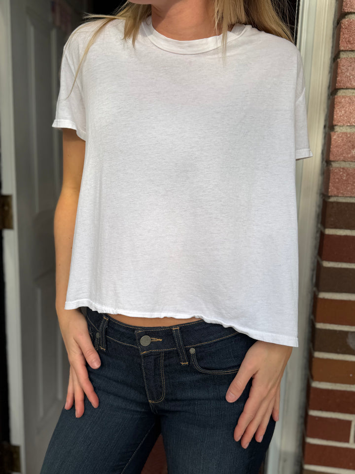 Perfectwhitetee | Basic White Tee, M