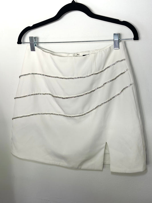 DO + BE | White Sparkle Skirt