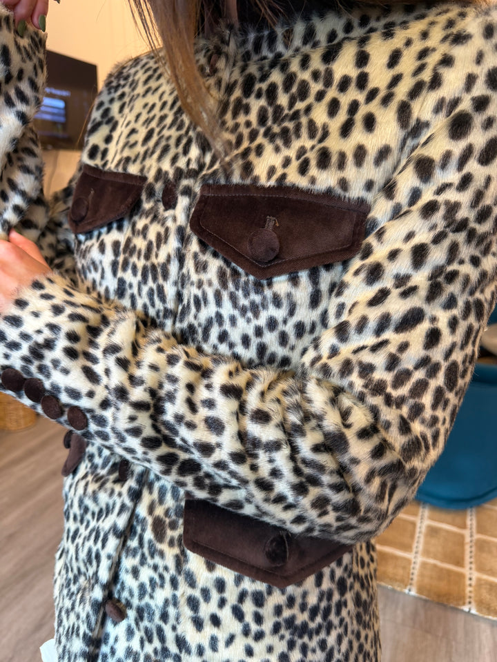 Carelli | Carol Leopard Jacket, XS