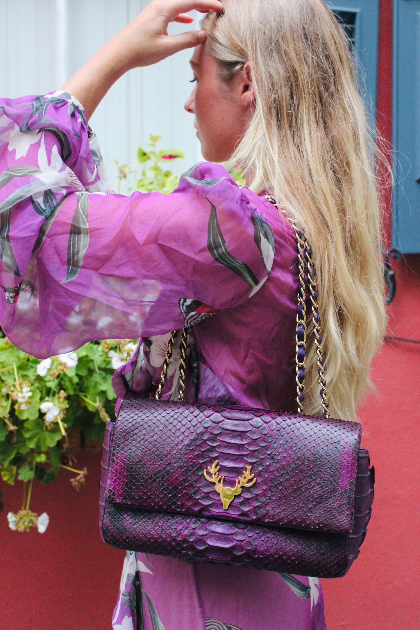 Taxidermy x Leva Bonaparte  | Python JW Bag