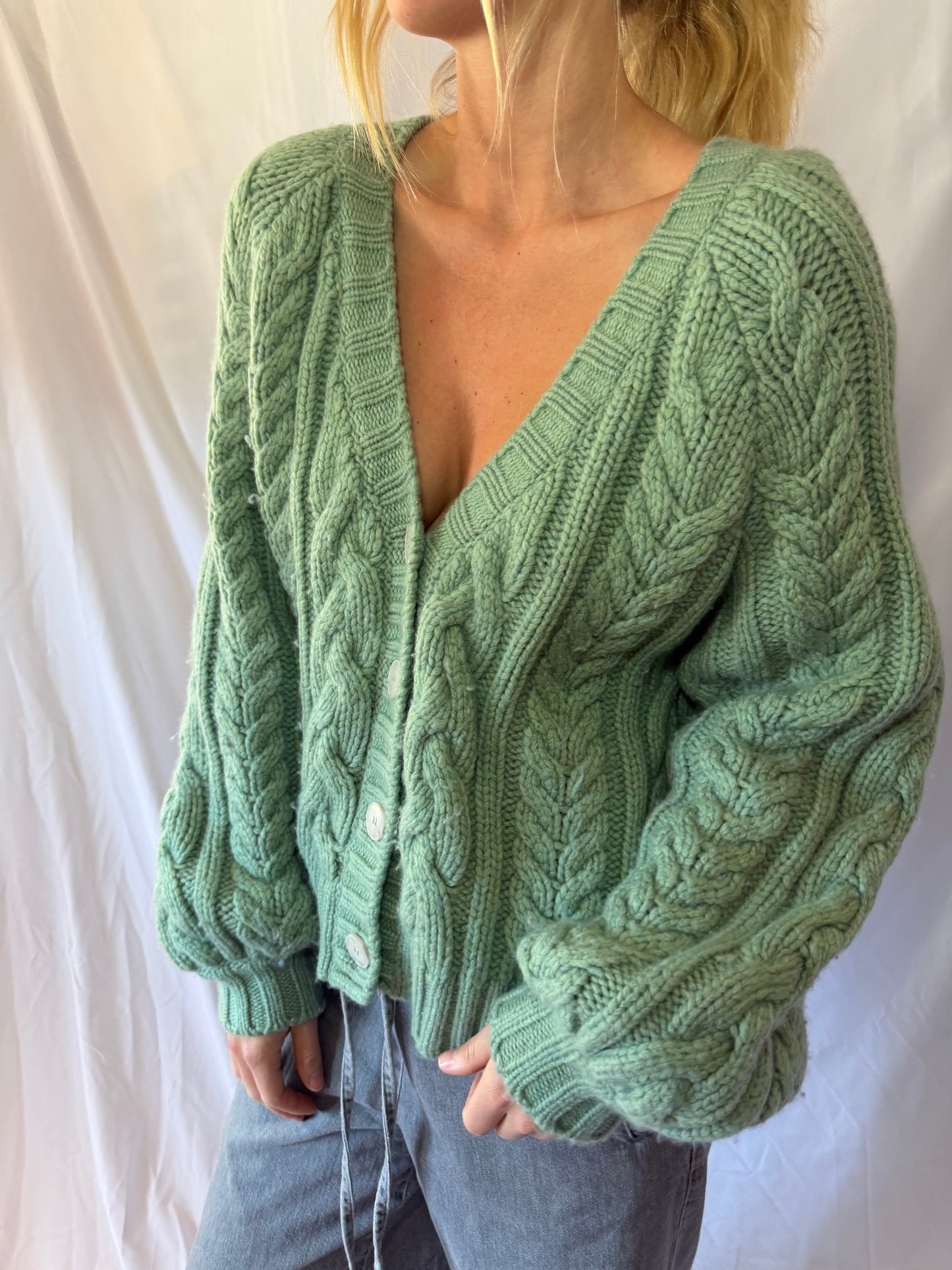 Naadam | Chunky Wool Cardigan