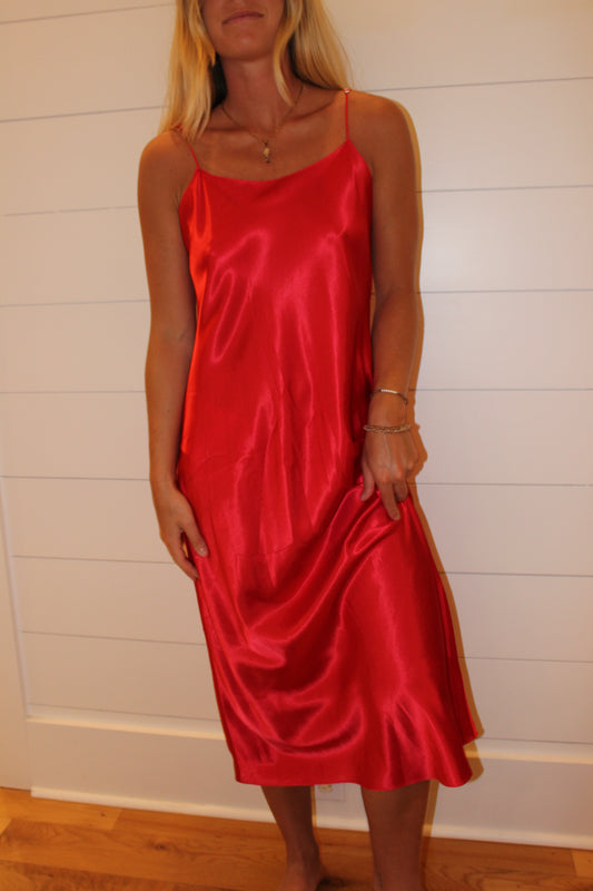 Daily Drills  | Silky Midi Dress, M