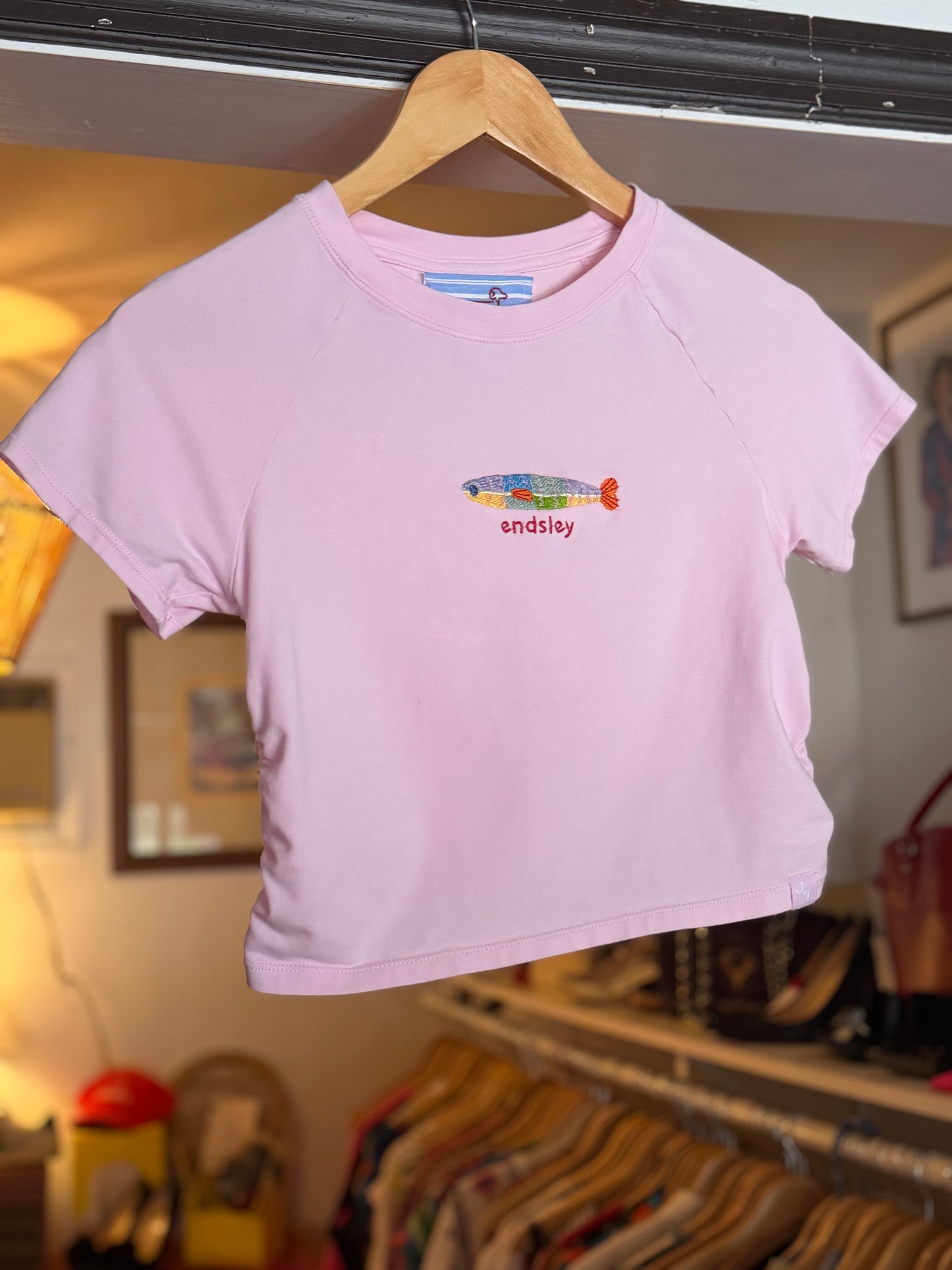 Endsley | Fish Baby Tee, XS/S