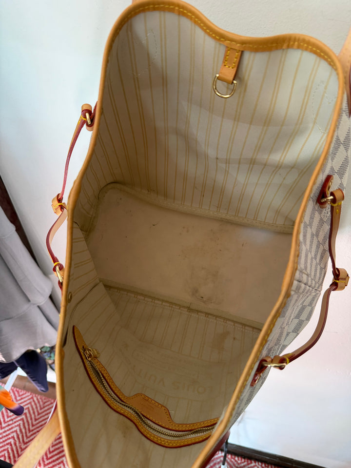 Louis Vuitton | Damier Azur Neverfull w/Pouch