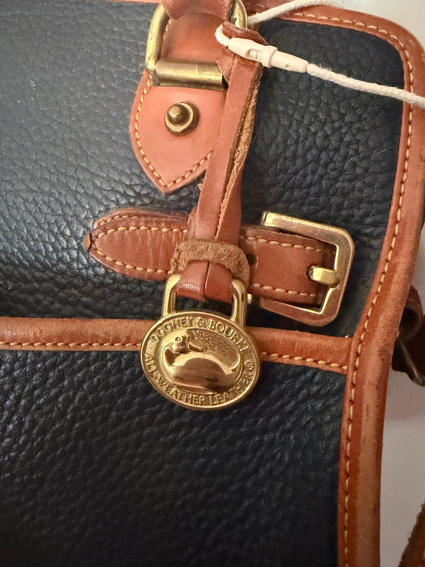 Dooney & Burke | Leather Satchel Buckle Bag