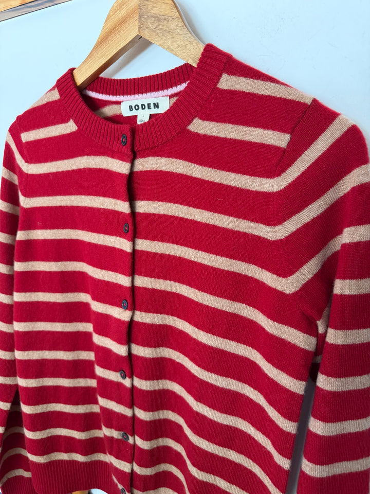 Boden | Elsie Cashmere Crew Cardigan, S
