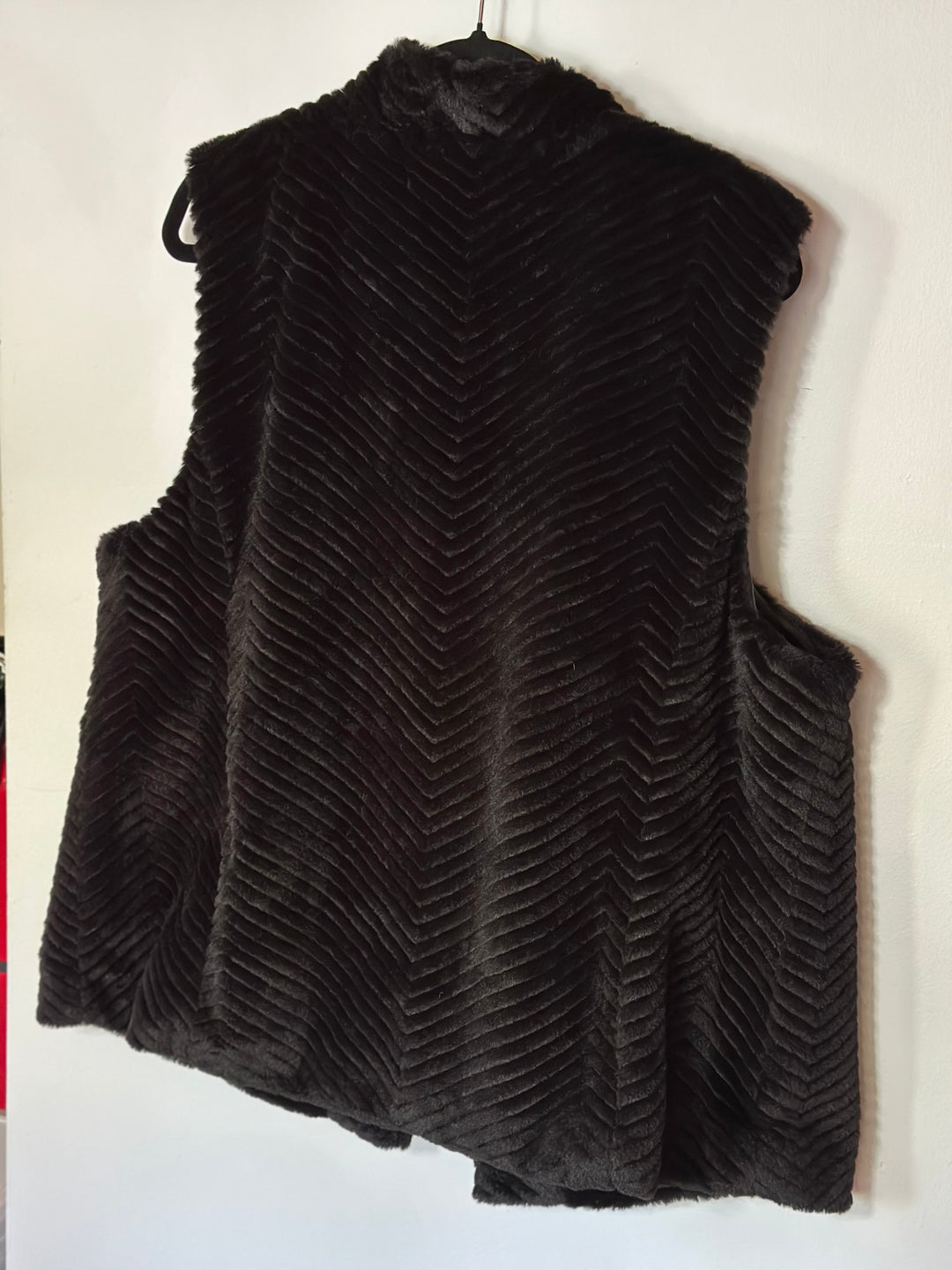 Alfred Dunner | Chevron Faux Fur Vest