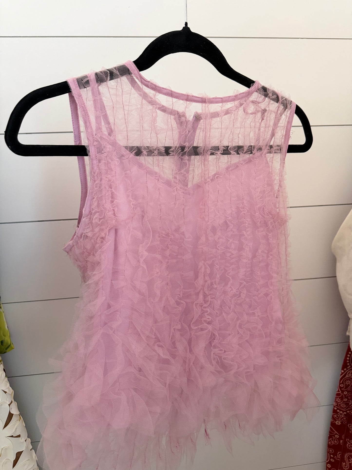 Endless Rose |Tulle Tank Top, S
