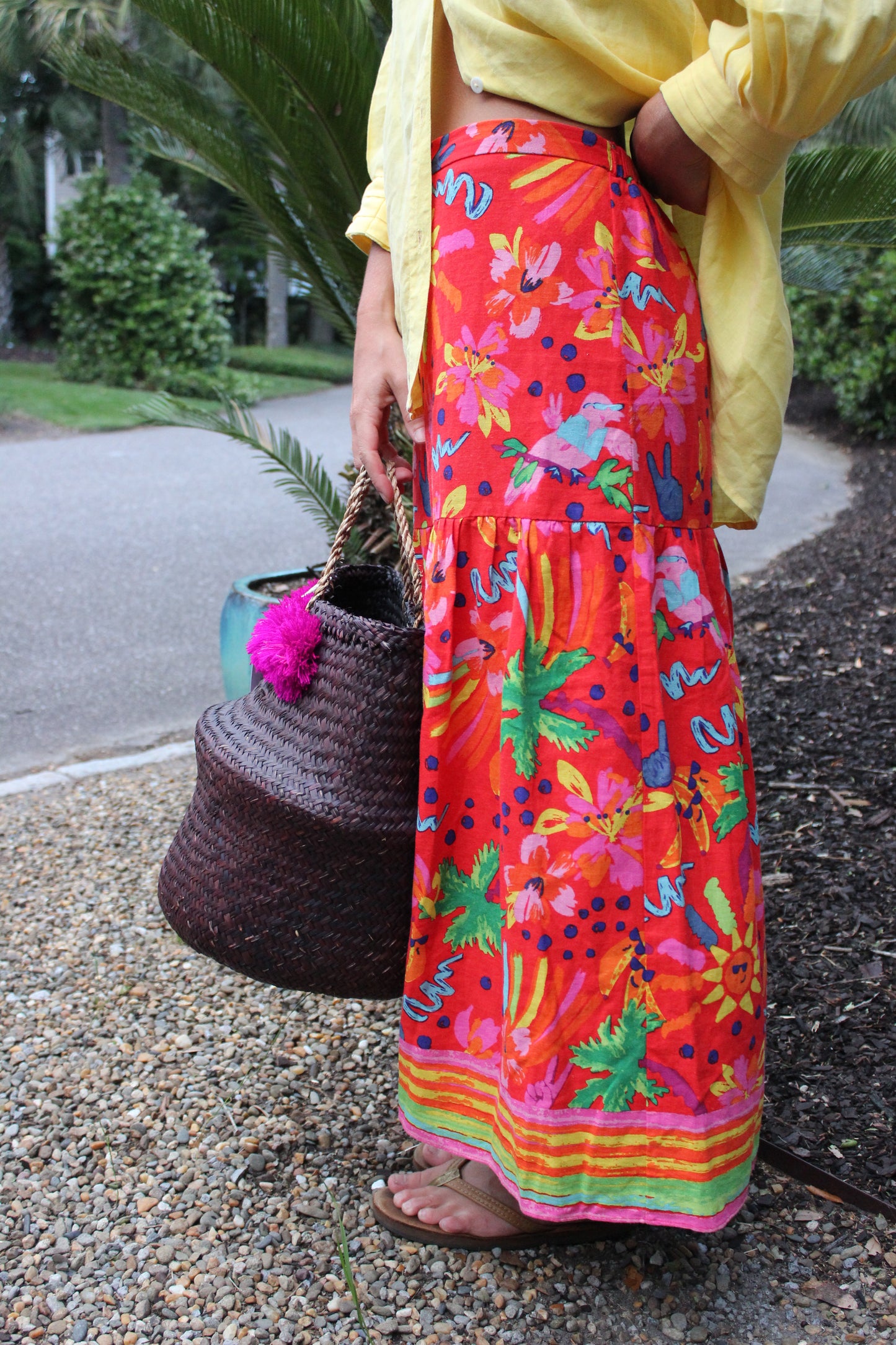 Straw Tote Bag