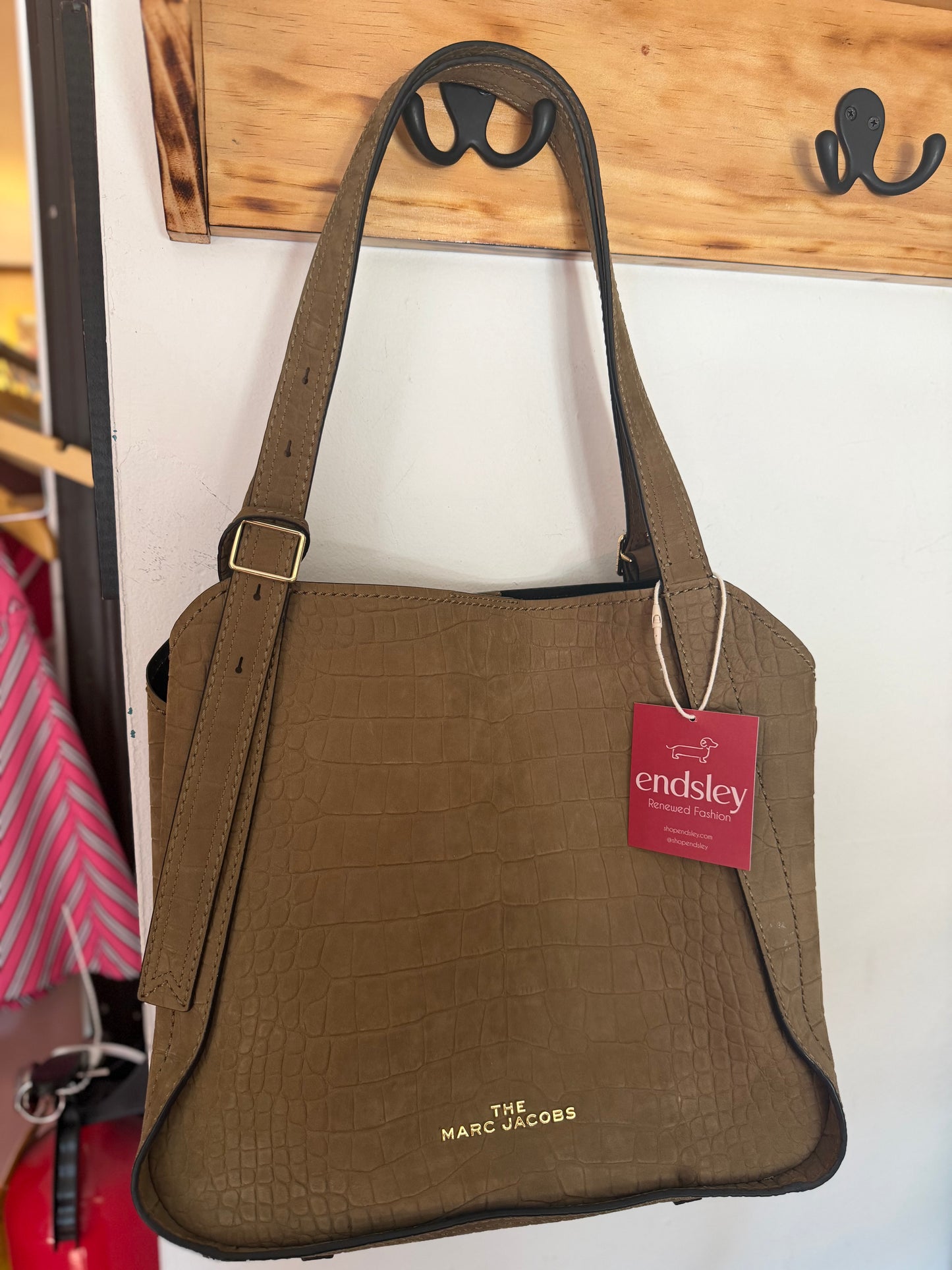 The Marc Jacobs | Suede Alligator Tote, Medium