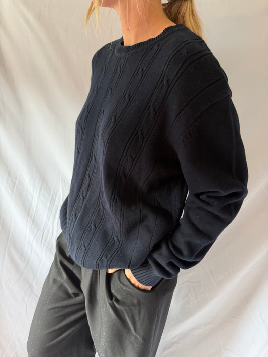 Oscar De Le Renta | 100% Cotton Sweater, XL