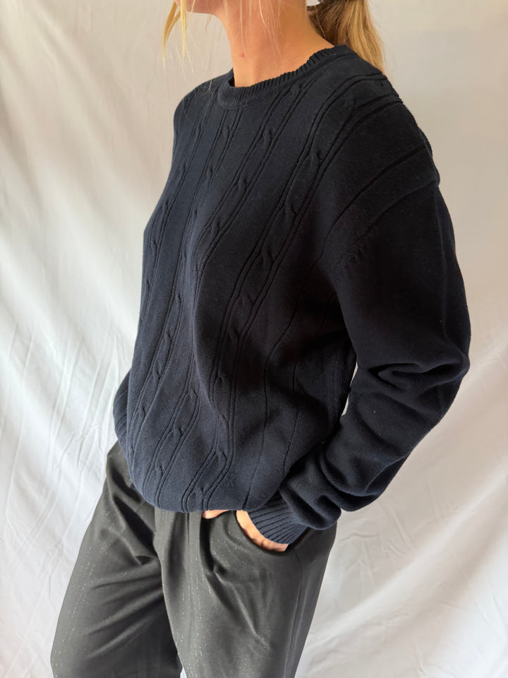 Oscar De Le Renta | 100% Cotton Sweater, XL