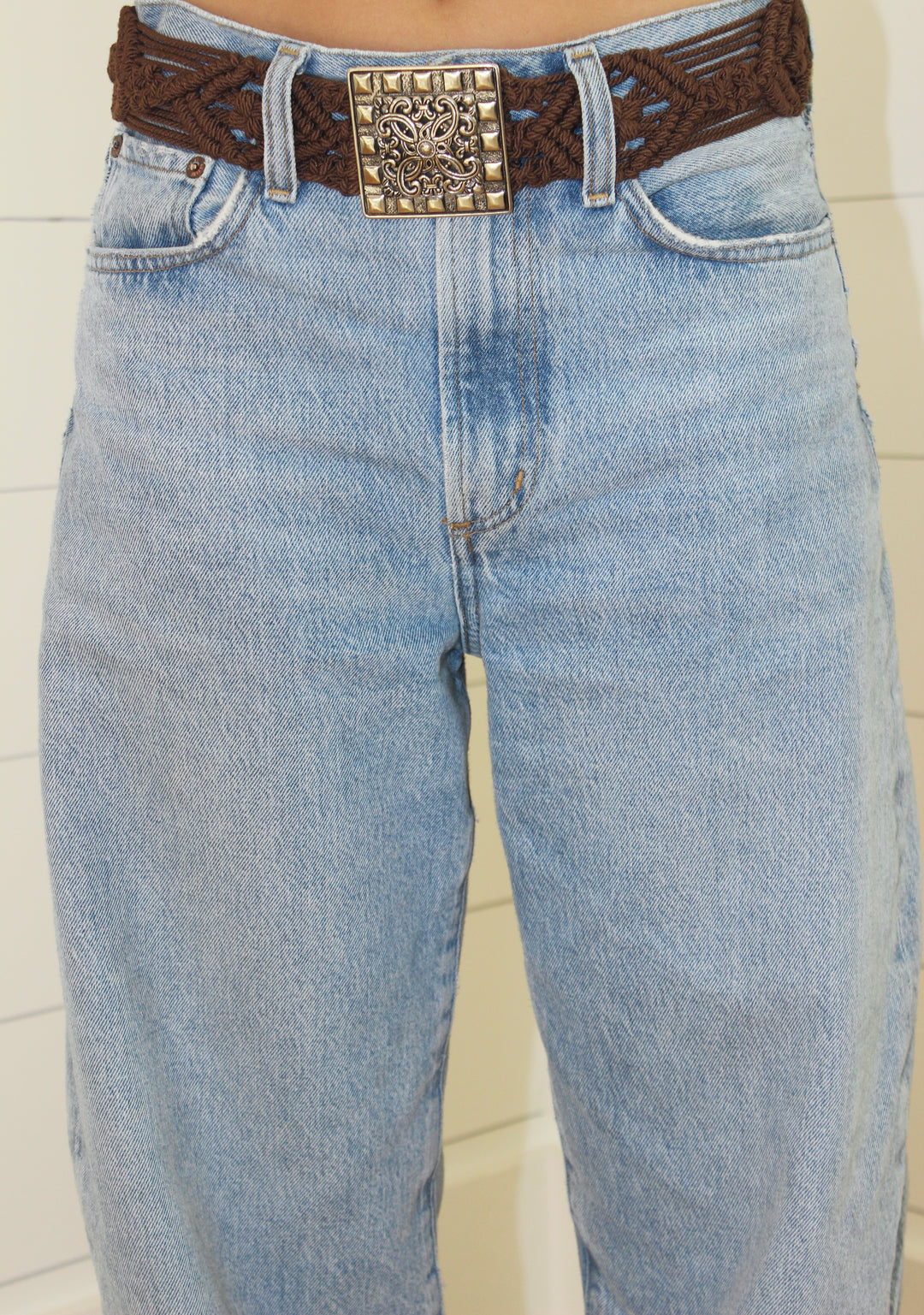 Crochet Buckle Belt
