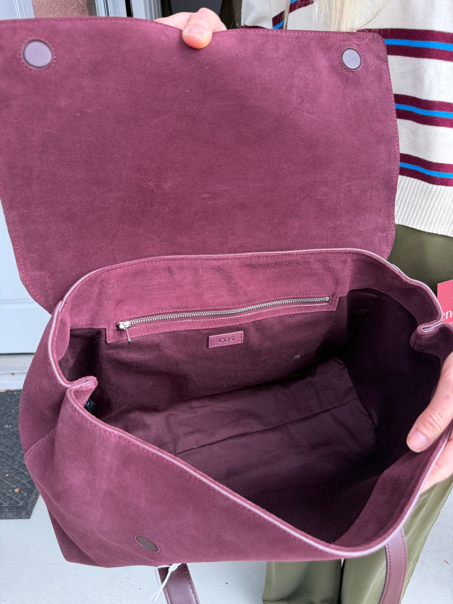 COS | Cow Leather Easel Tote Bag