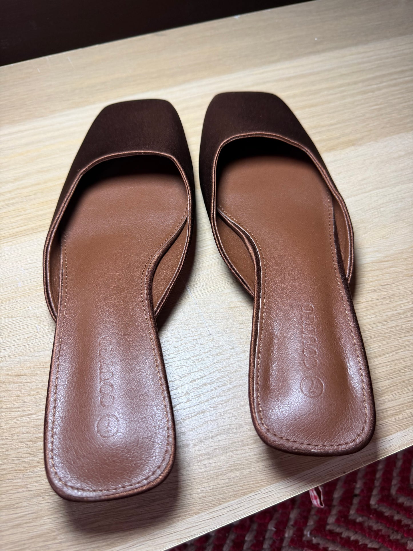 Coutgo | Square Toe Kitten Heels, 7