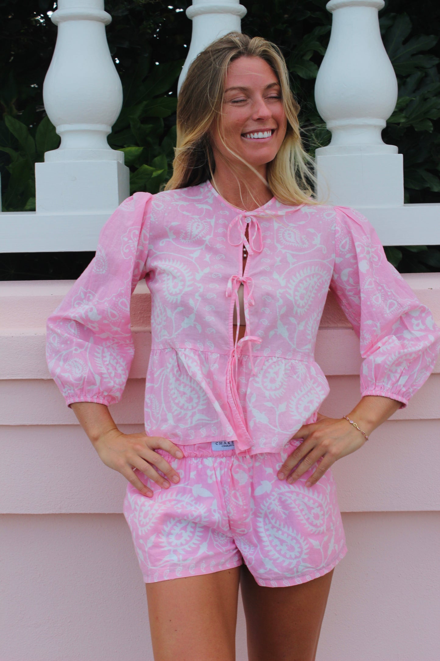 Chakeris Charleston | Long Sleeve + Boxer Short Set, XS