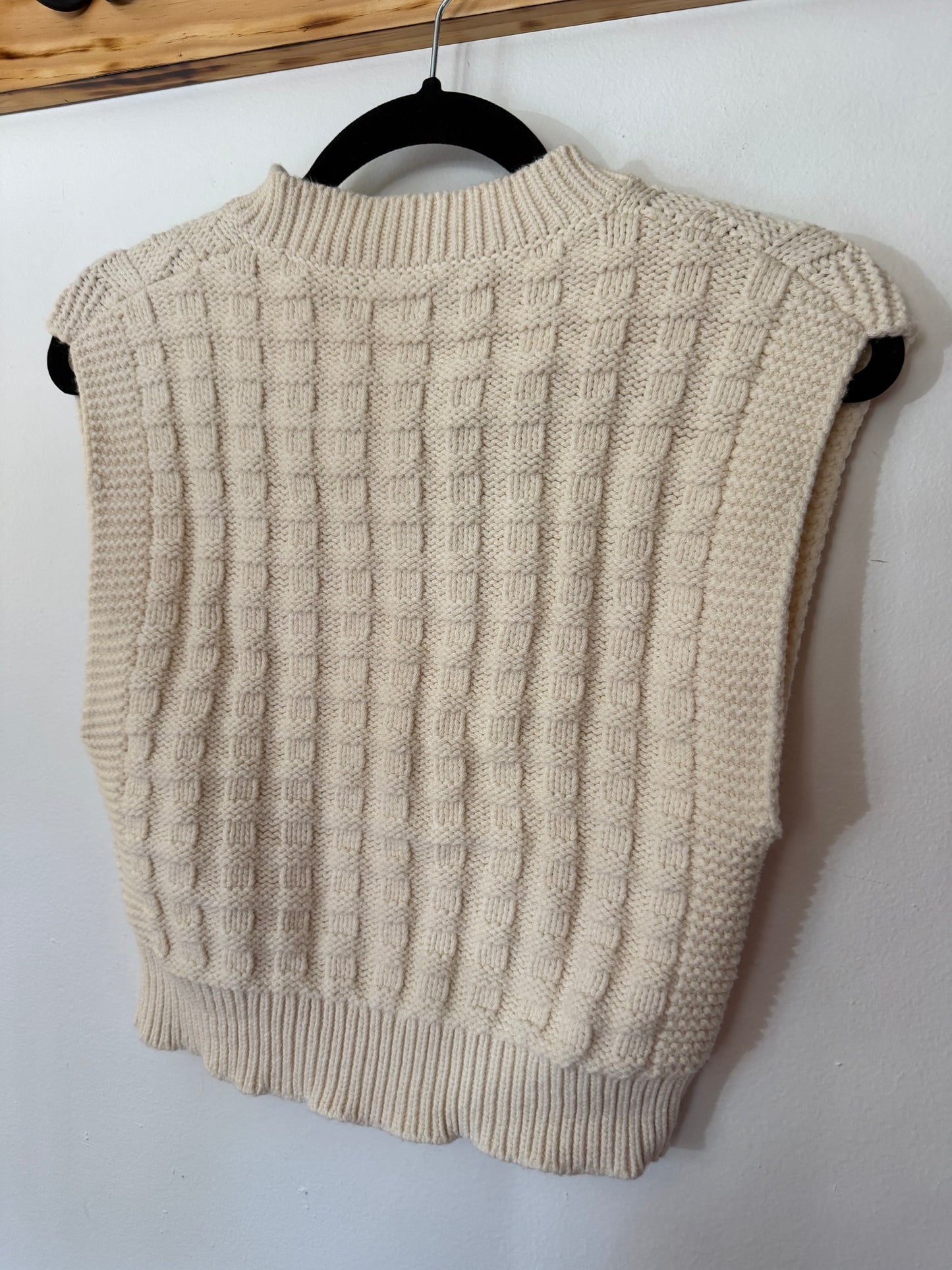 Maeve | Sleeveless Cream Top, S