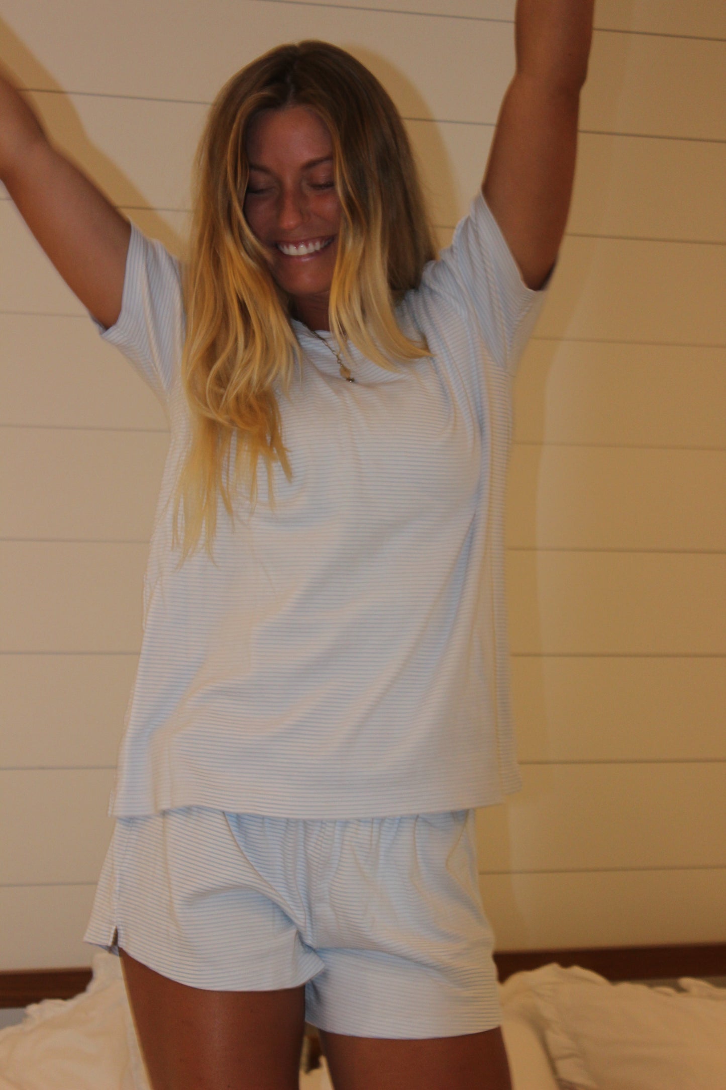 Lake  | Pima Short Set Baby Blue, L