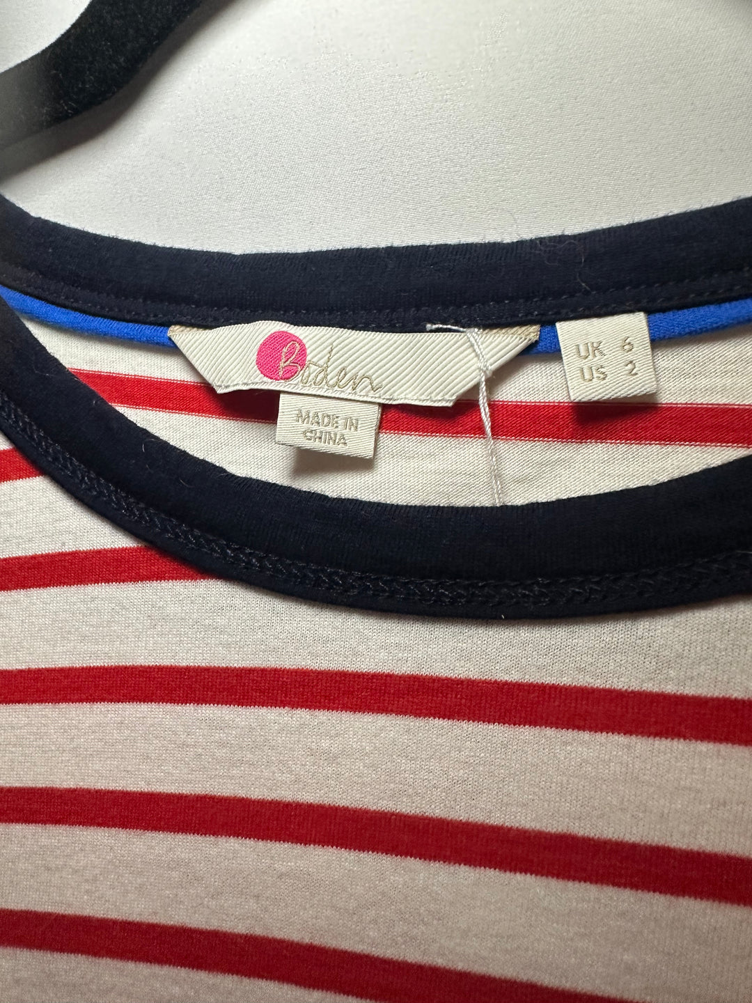 Boden | Red Olivia Long Sleeve Breton, 2