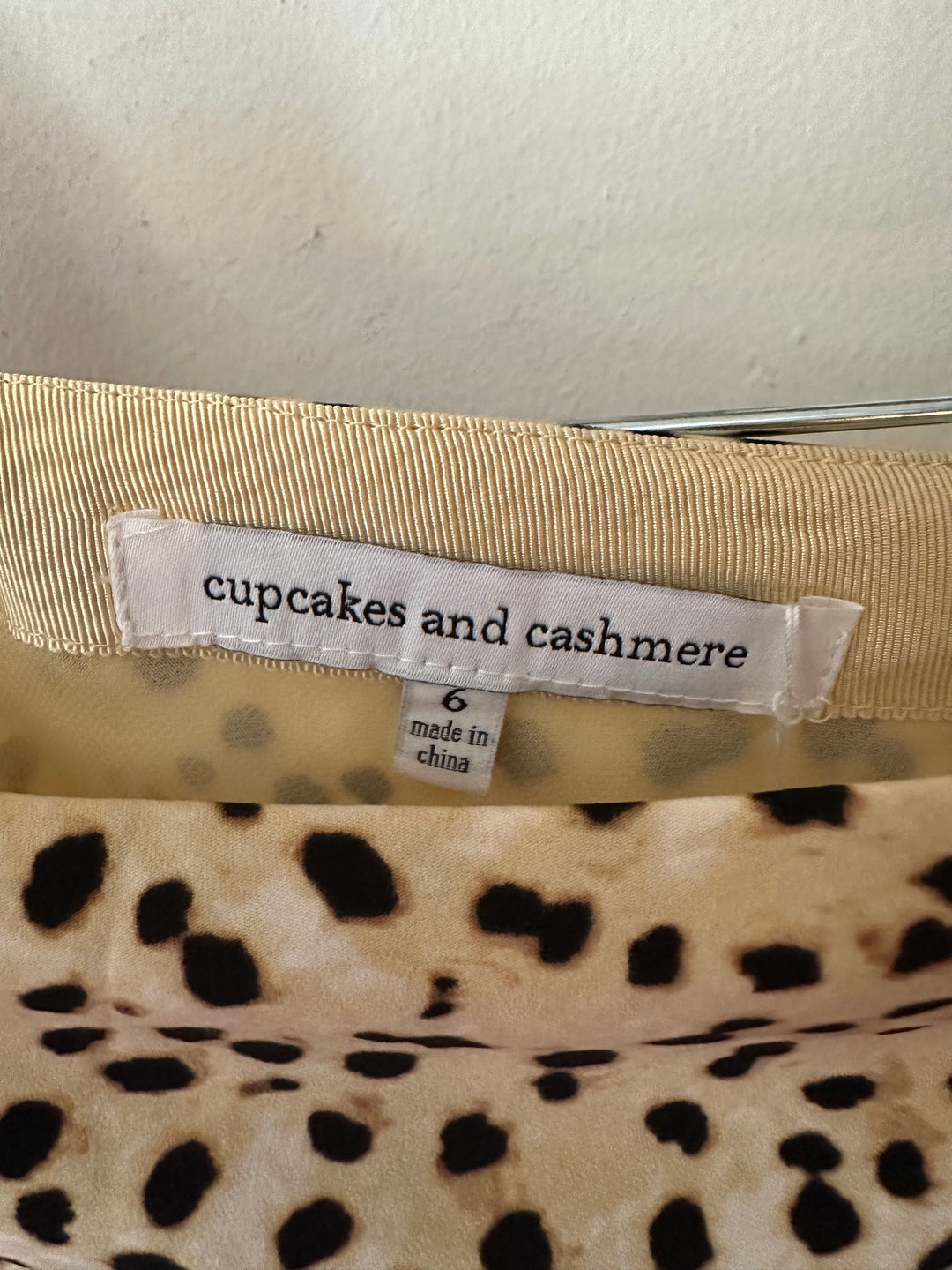 Cupcakes &amp; Cashmere | Animal Print Midi Skirt, 6