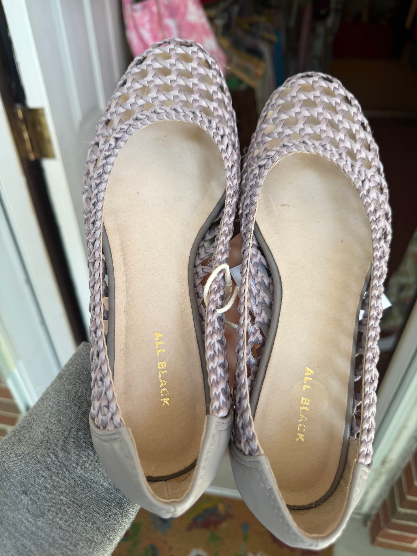 All Black | Ballet Flats, 38