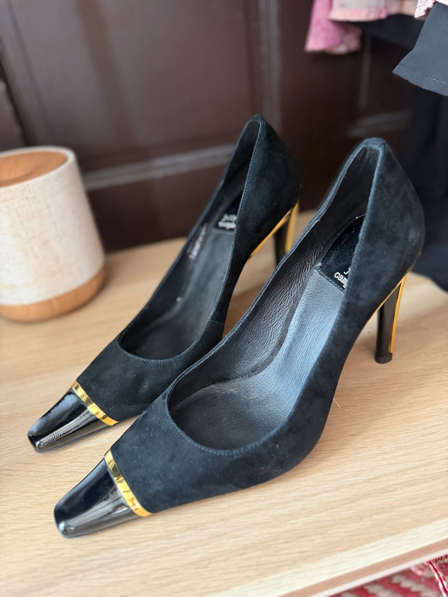 Jeffrey Campbell | Black Suede Pumps, 7.5