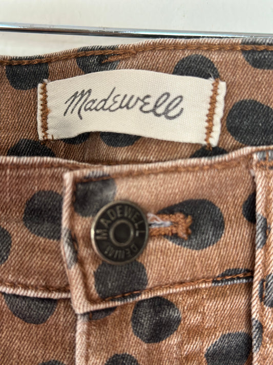 Madewell | 10" High-Rise Skinny Jeans in Leopard Dot