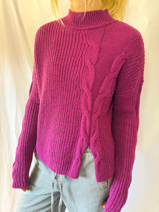 Belle Vere | Fuchsia Sweater, M