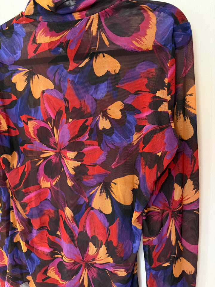 Johnny Was | Eclipse Blooms Mesh Tee