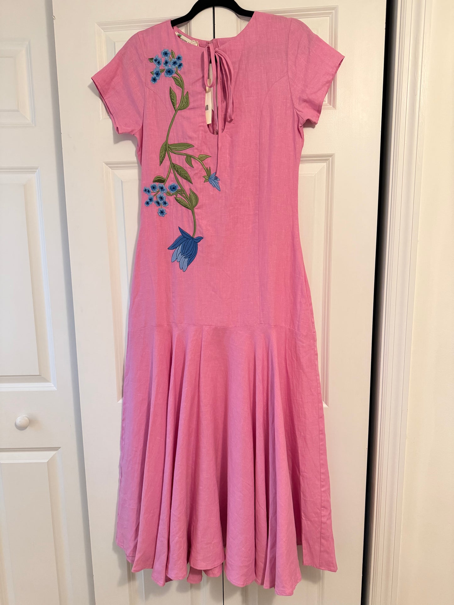 Fanm Mon | Barbara Linen Plum Dress, S