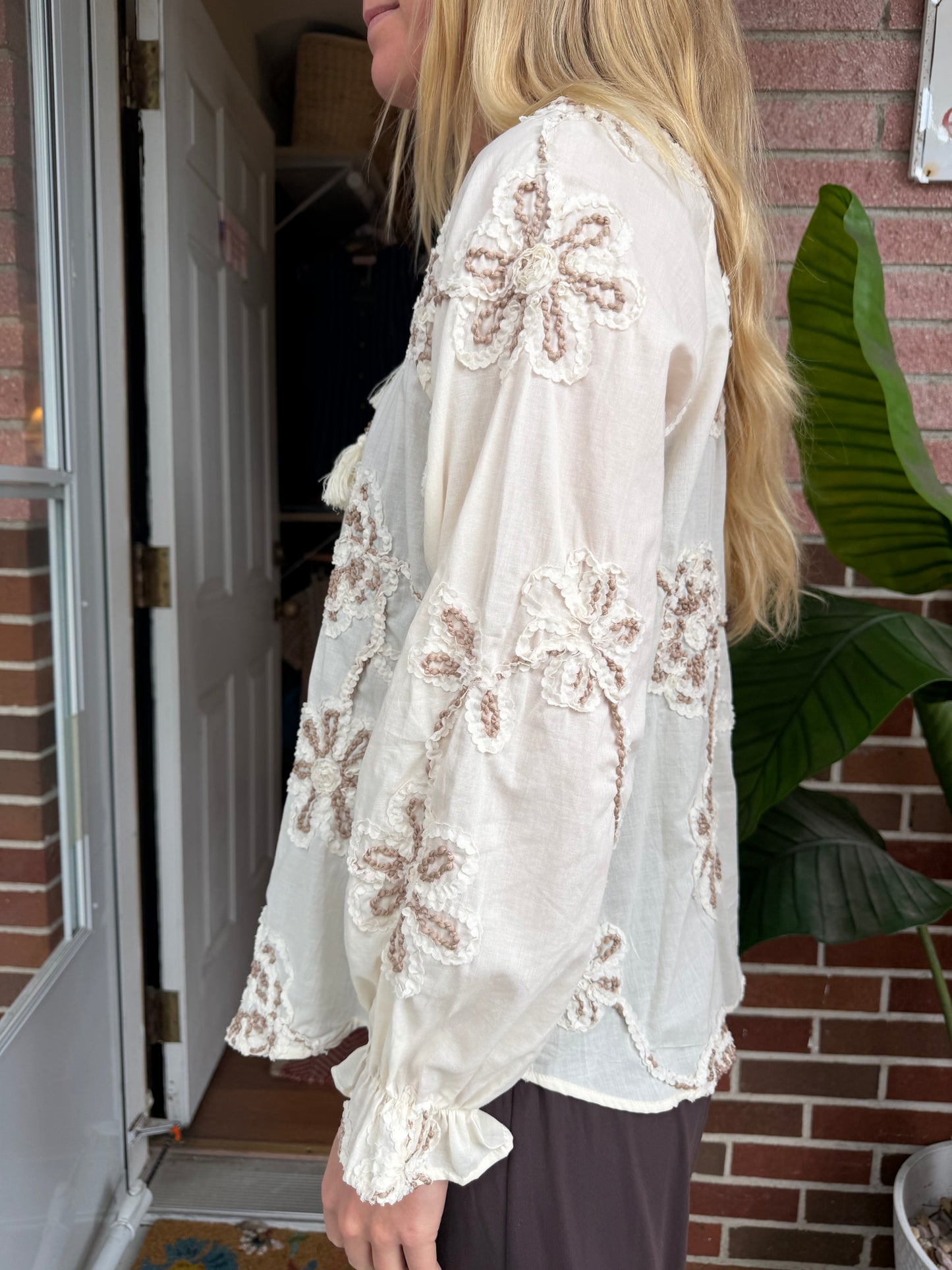 Zara | Lightweight Floral Top, M