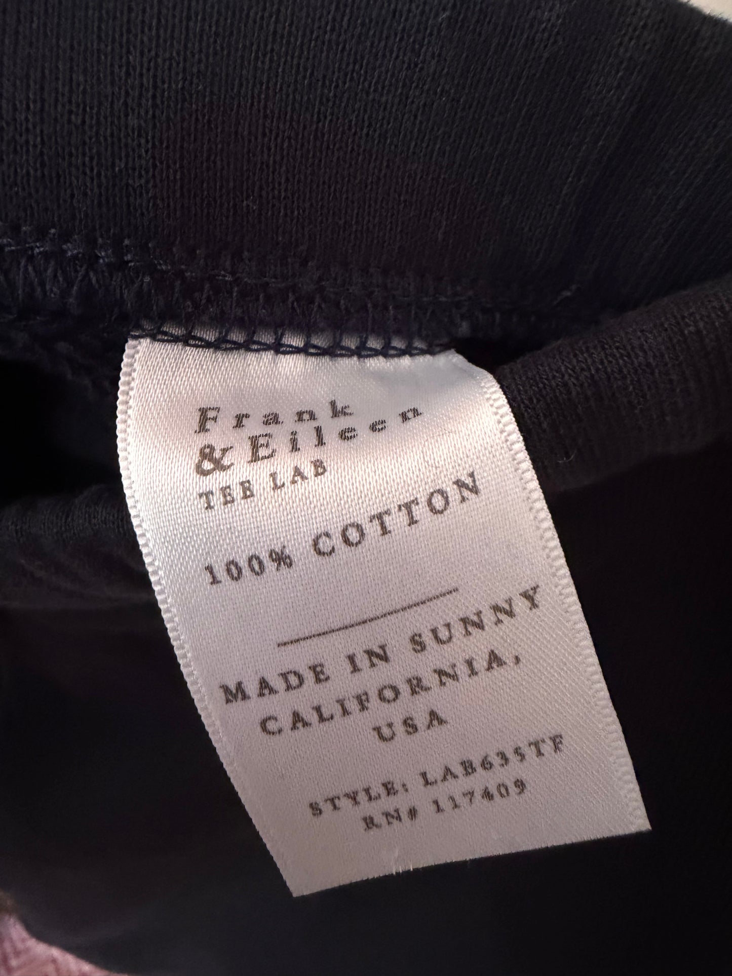 Frank & Eileen | Black Sweatshorts, L