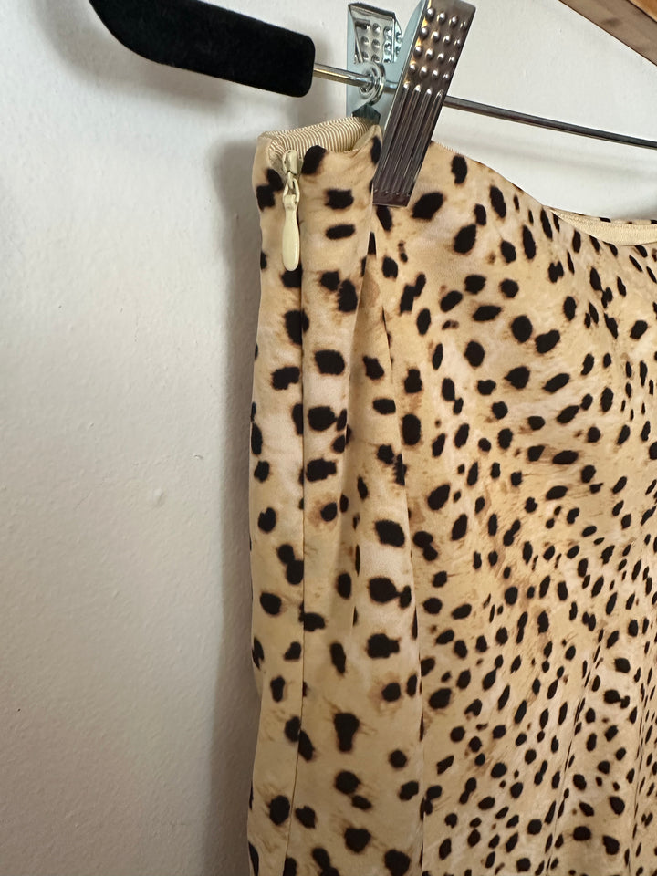 Cupcakes &amp; Cashmere | Animal Print Midi Skirt, 6