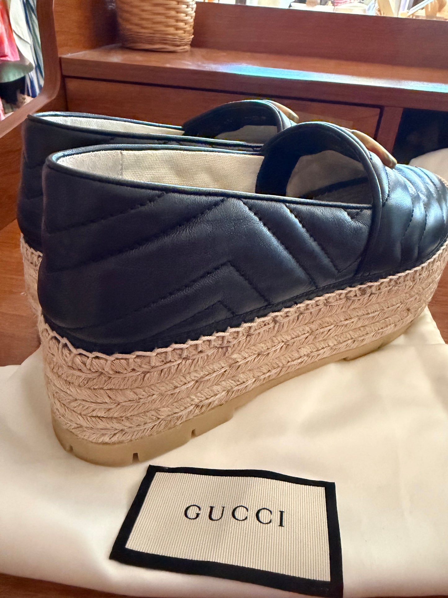 Gucci | Espadrille Wedges, 38
