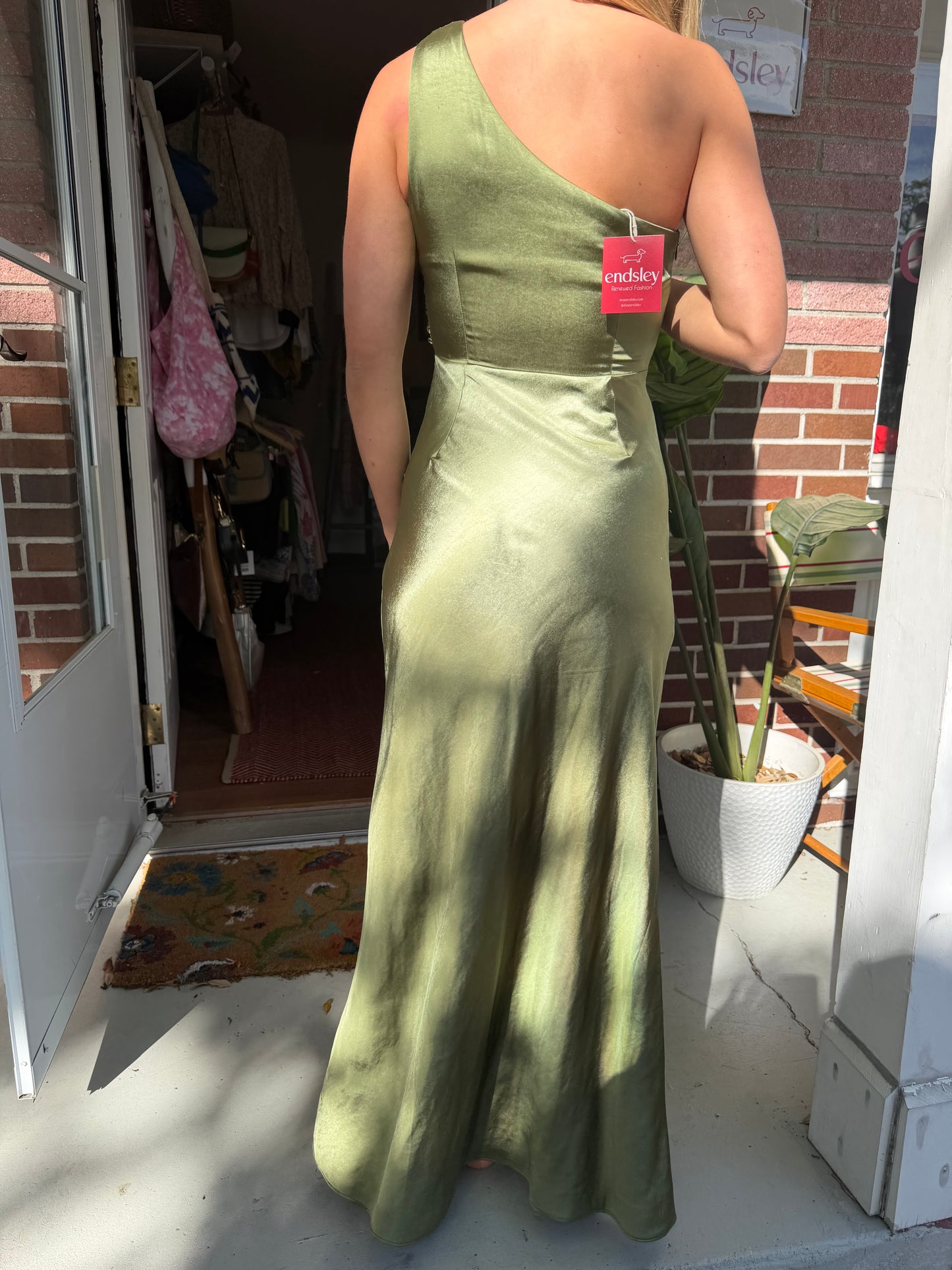 Six Stories | Maxi One Shoulder Gown, S/M