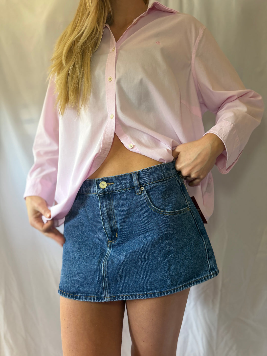 Abrand | Jeans Mini Jean Skirt, 29