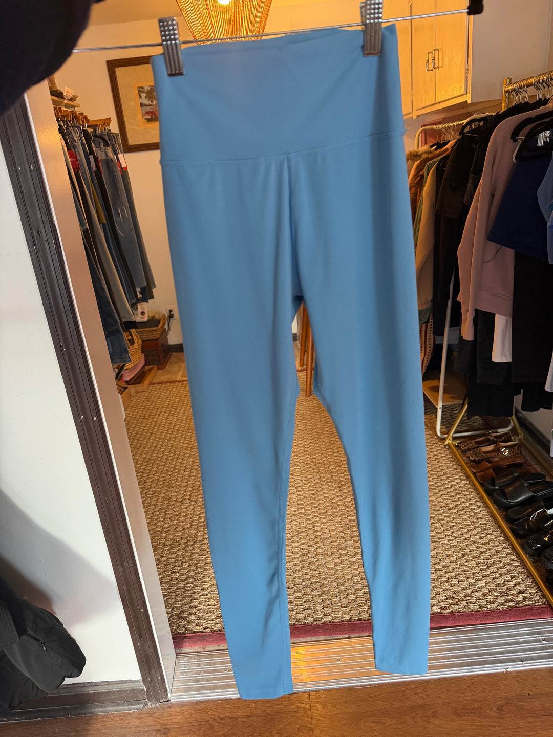 Daily Drills | Baby Blue Leggings, XS