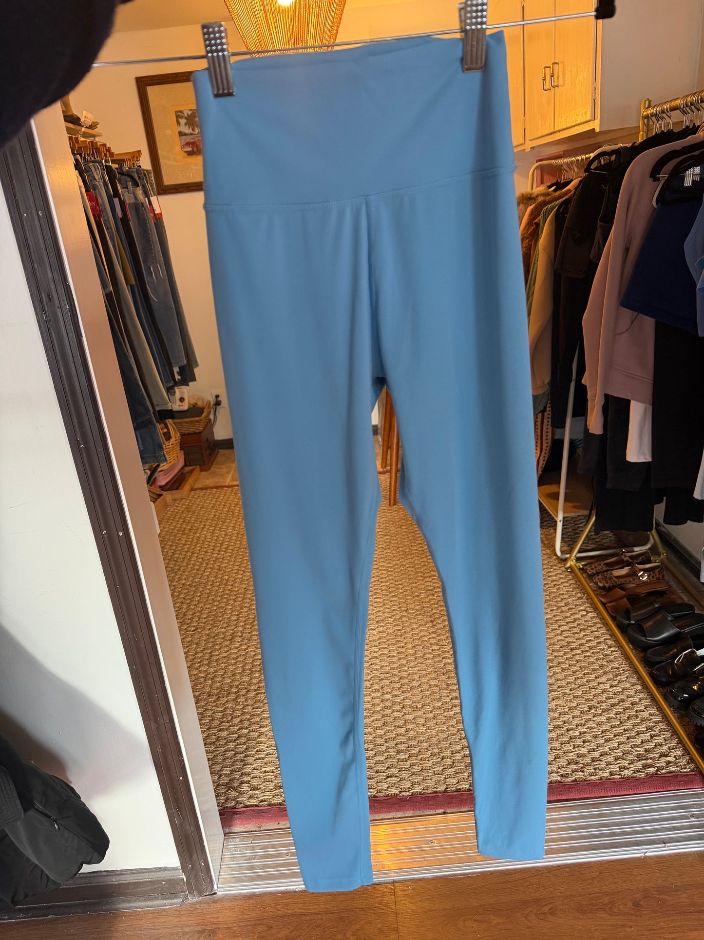 Daily Drills | Baby Blue Leggings, XS